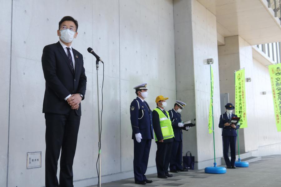 春の交通安全県民運動出陣式1