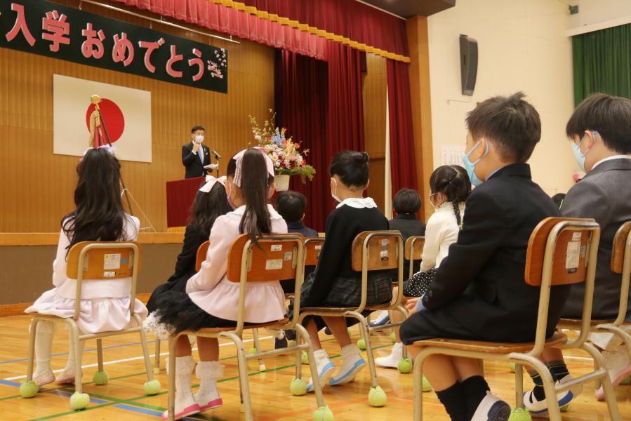 岡垣町立海老津小学校第46回入学式