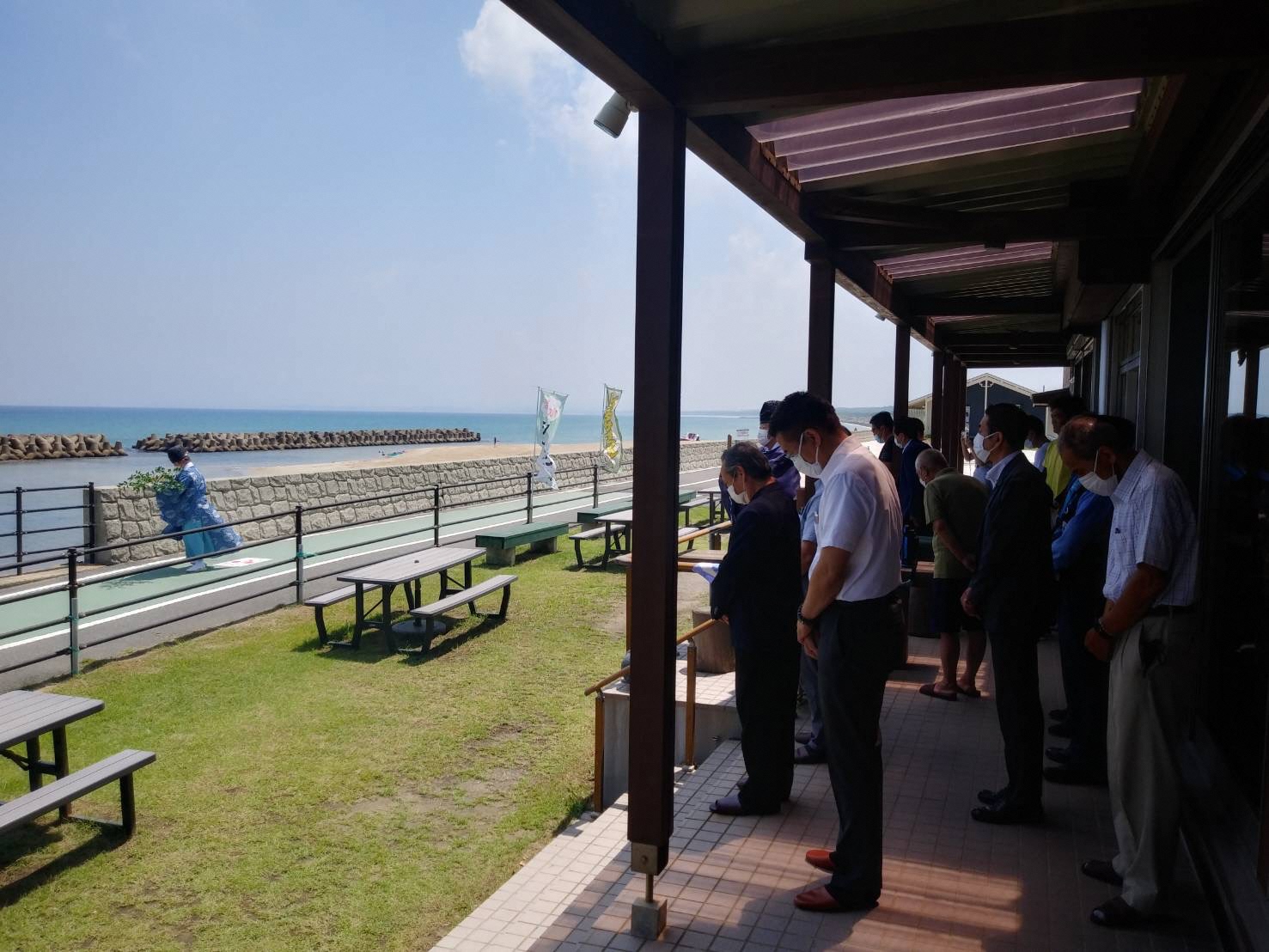 波津海水浴場海開き2